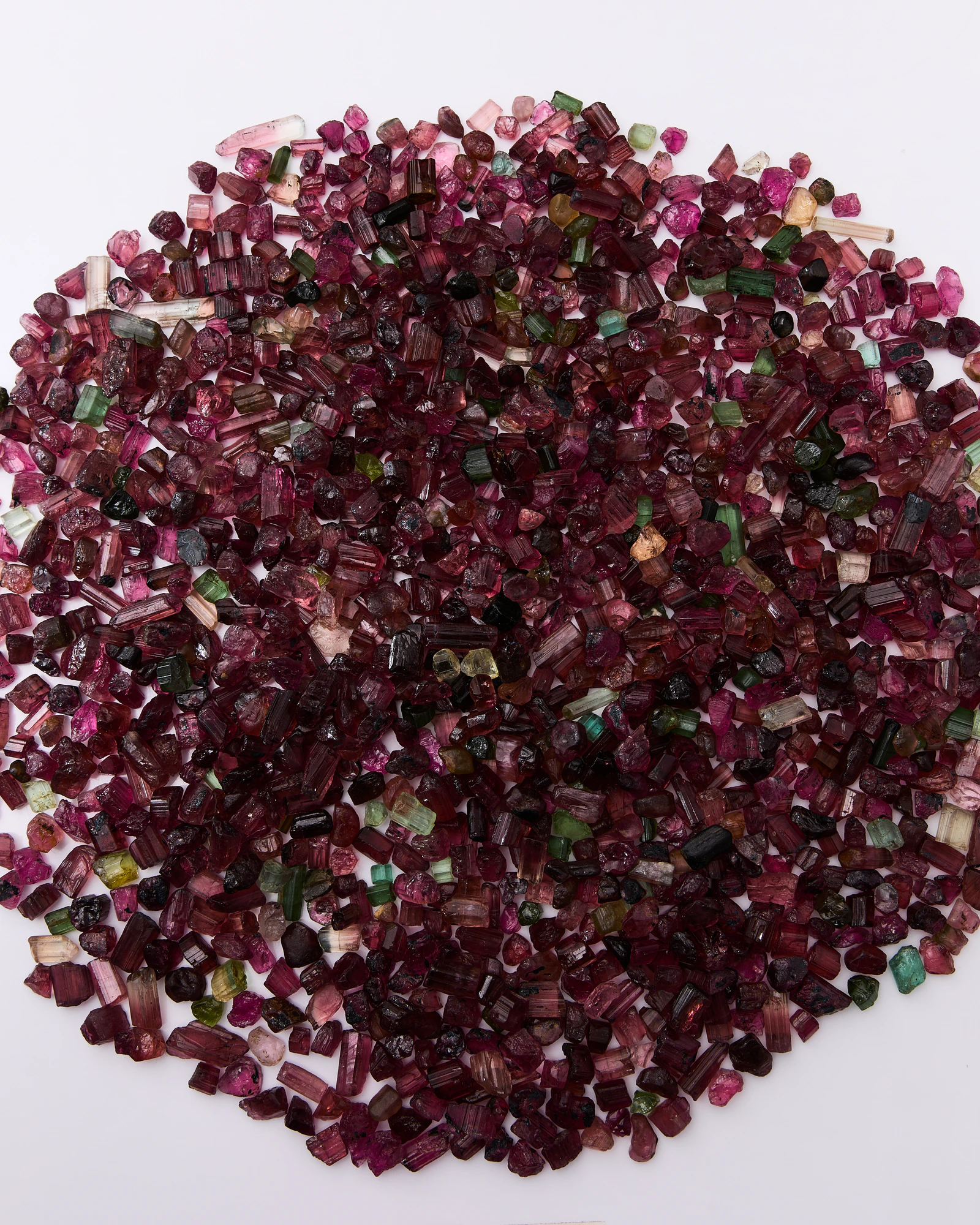 African rough gemstones